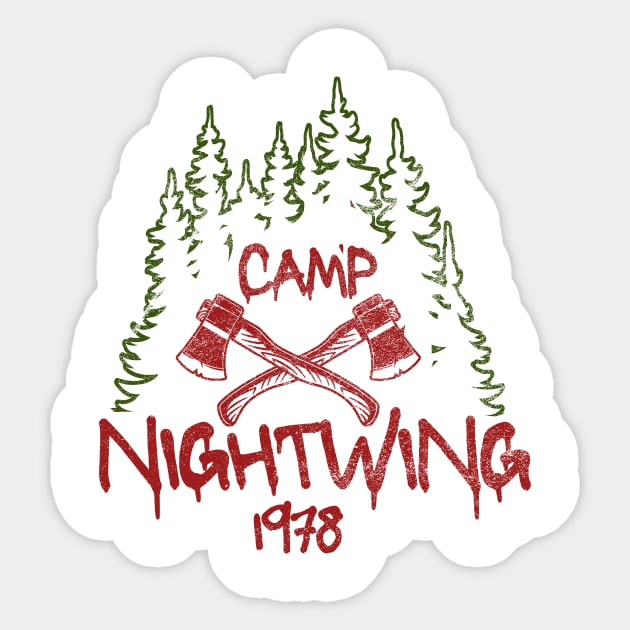 fearstreet - camp nightwing 1978 Sticker by callejon